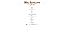 Tablet Screenshot of ninatarasova.com